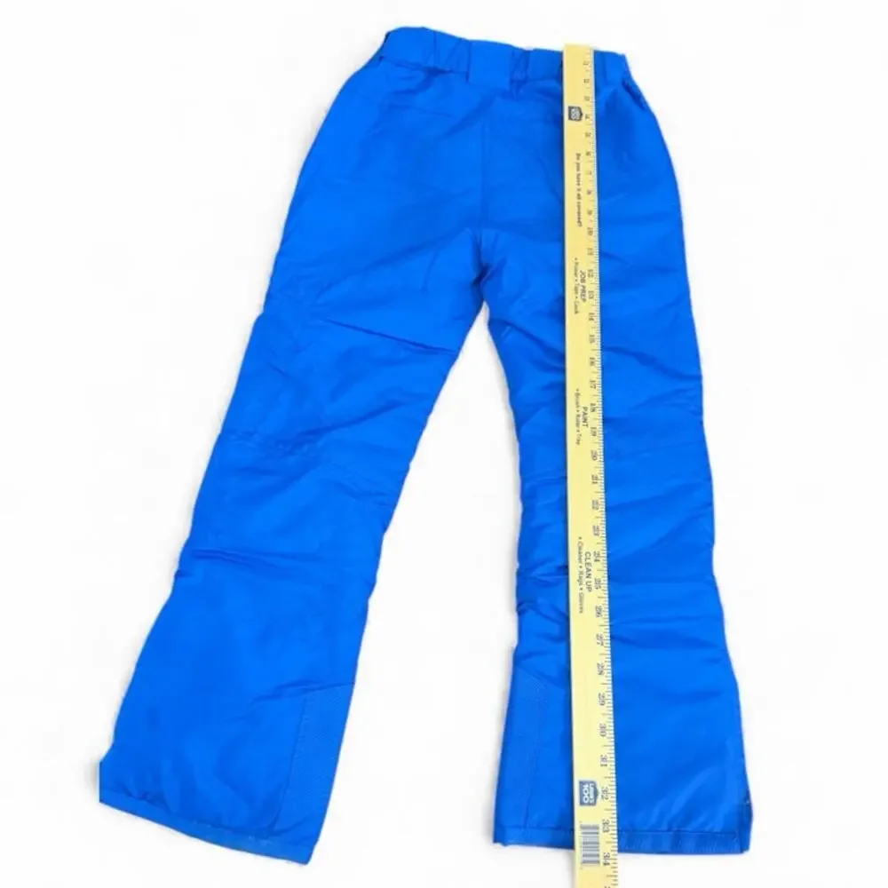 Arctic Quest Snowpants Unisex Youth 7/8 Blue Wind/Water Resistant Pockets
